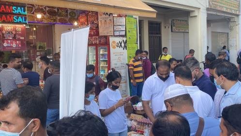 MaxStar product roadshow engaging customers at a neighbourhood retail location
